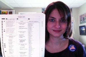 I cast my vote.