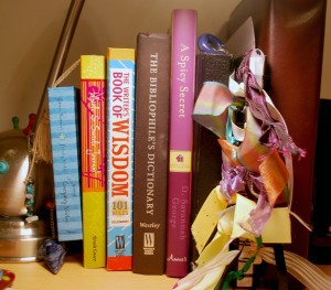 dSavannah's book on dSavannah's shelf!
