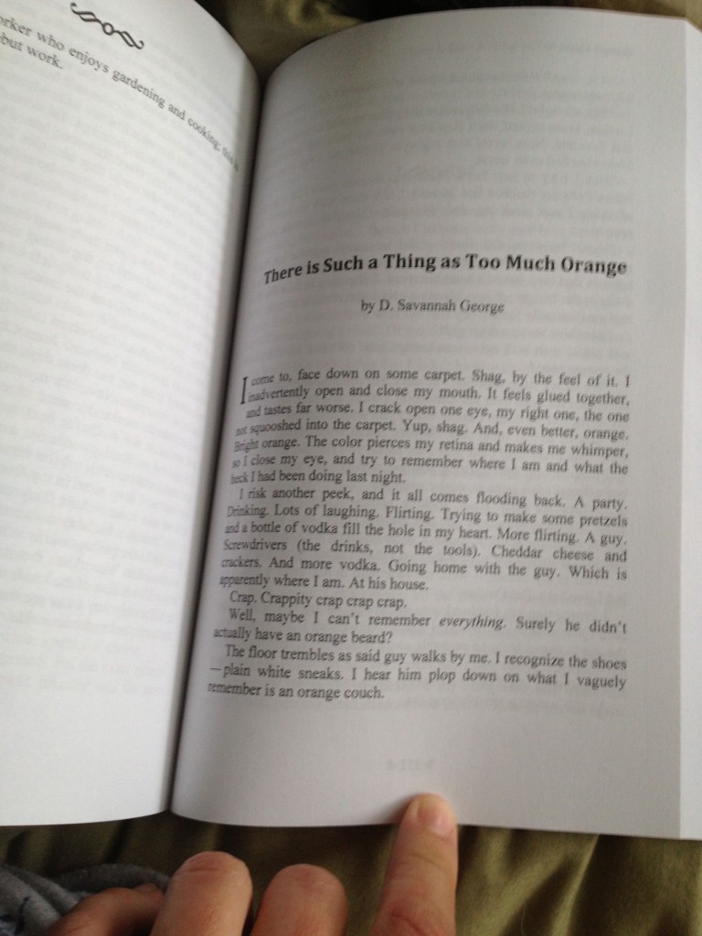 *My* story in the anthology.