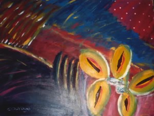 Courage painting by D. Savannah George