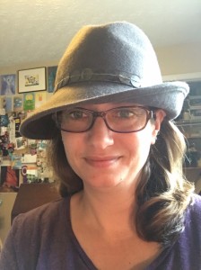 Me in a grey hat. Check out the turtle art just to the left of my head. :)