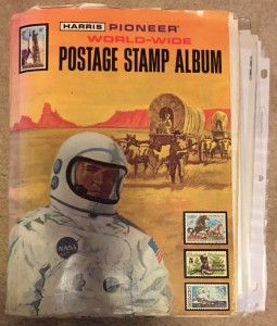 Part of my stamp collection. Yes, the book really is that thick... I've stuffed it full! Book is © 1980. If you have any stamps laying around that you don't want, send 'em to me!