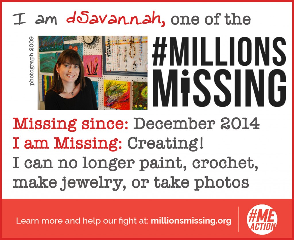 I'm one of the #MillionsMissing - and I'm missing creating
