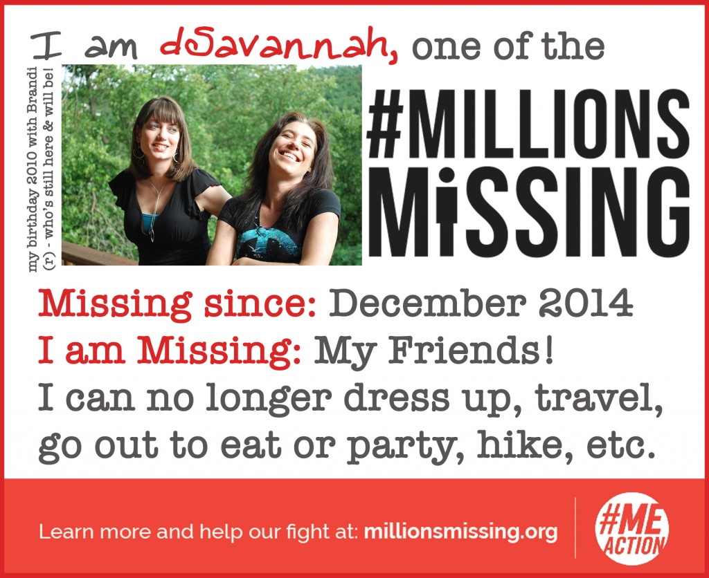 I'm one of the #MillionsMissing - and I'm missing my friends
