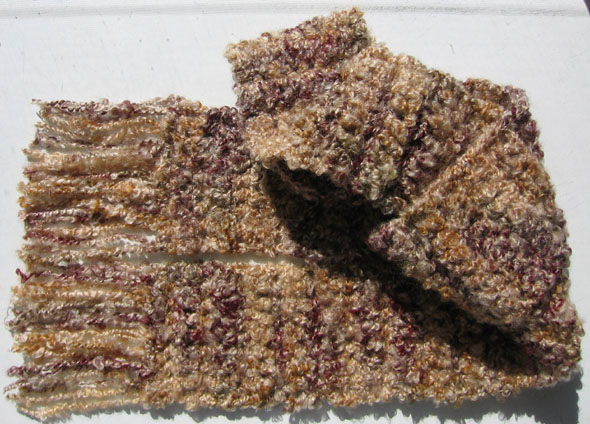 Soft Multi-Brown Scarf